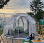 ZH270  PC dome tent bubble camping transparent starry sky dome tent waterproof hotel tent. - Image 4