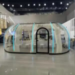 Capsule400-2  PC dome tent bubble camping transparent starry sky dome tent waterproof hotel tent. - Image 2